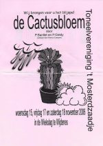 De Cactusbloem